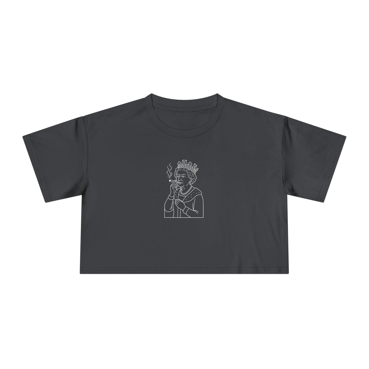 Queen Elizabeth High Society Crop Tee