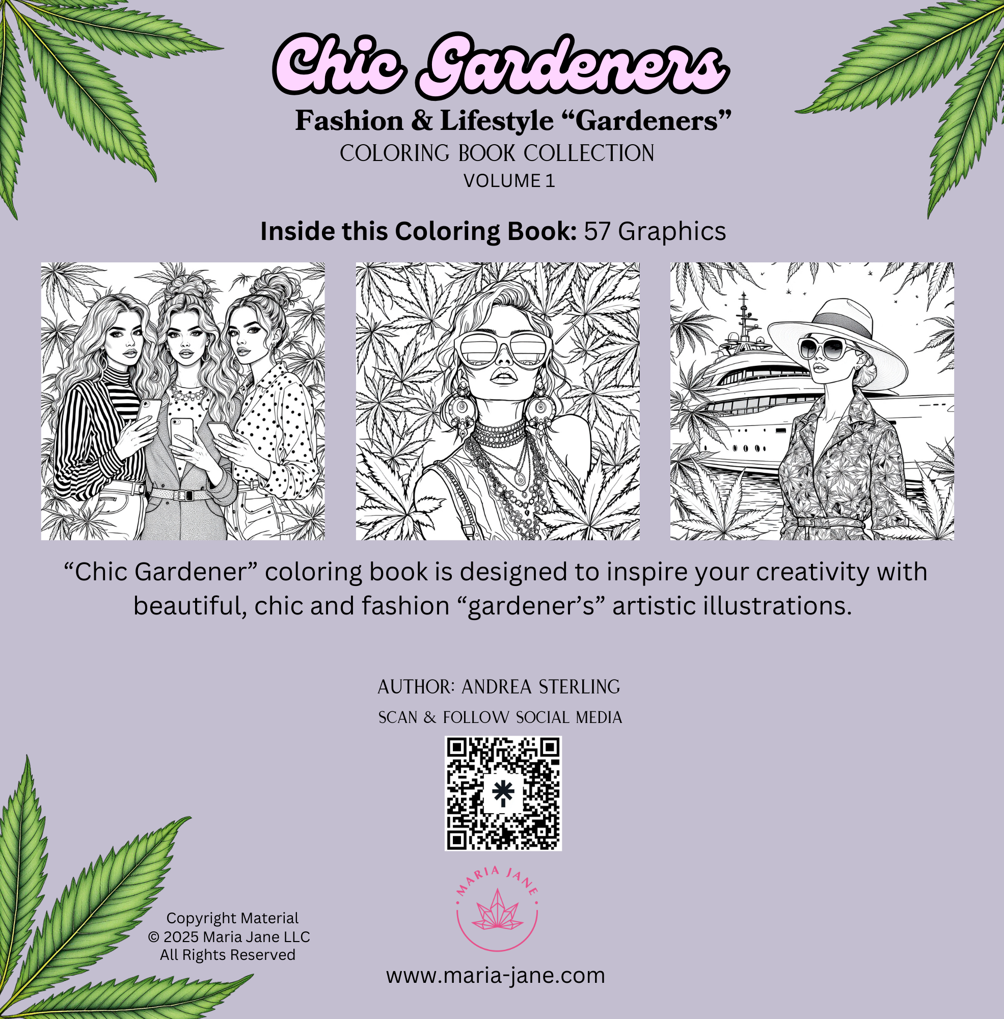 Chic Gardeners Coloring Book (PDF) Download
