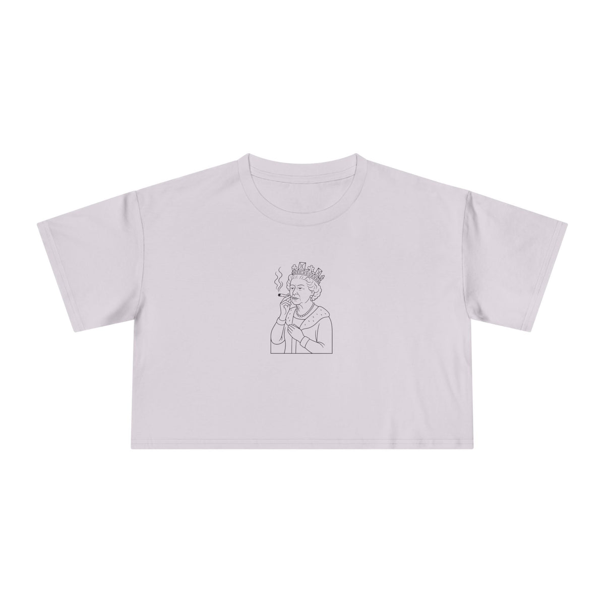 Queen Elizabeth High Society Crop Tee