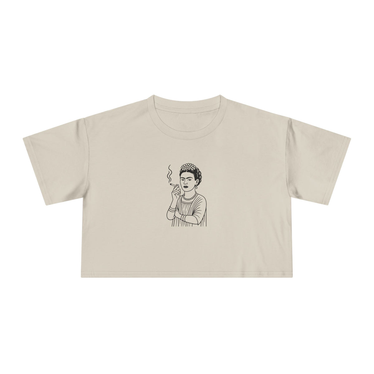 Frida High Society Crop Tee