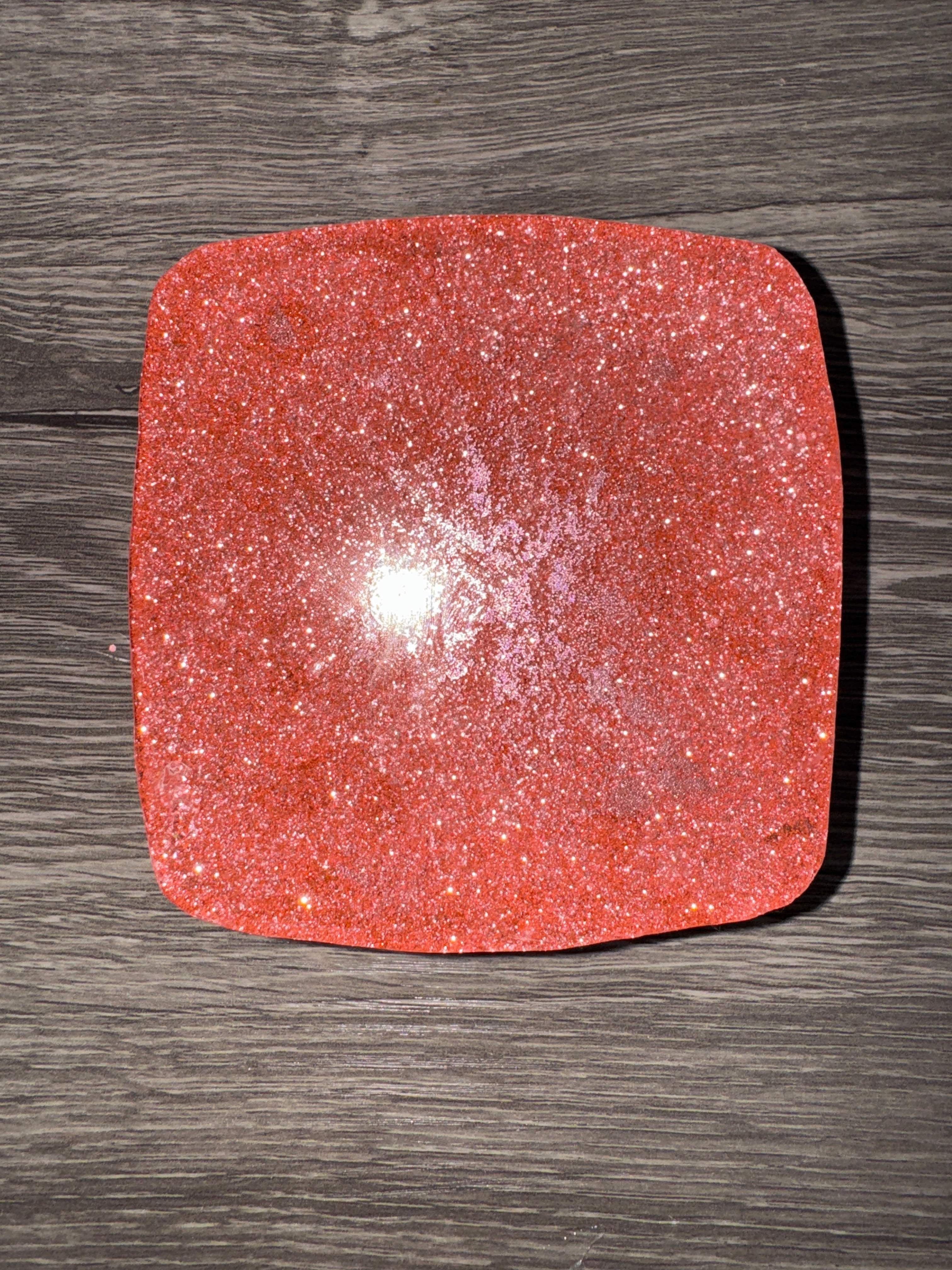Cosmic Pink Heart Resin Ashtray