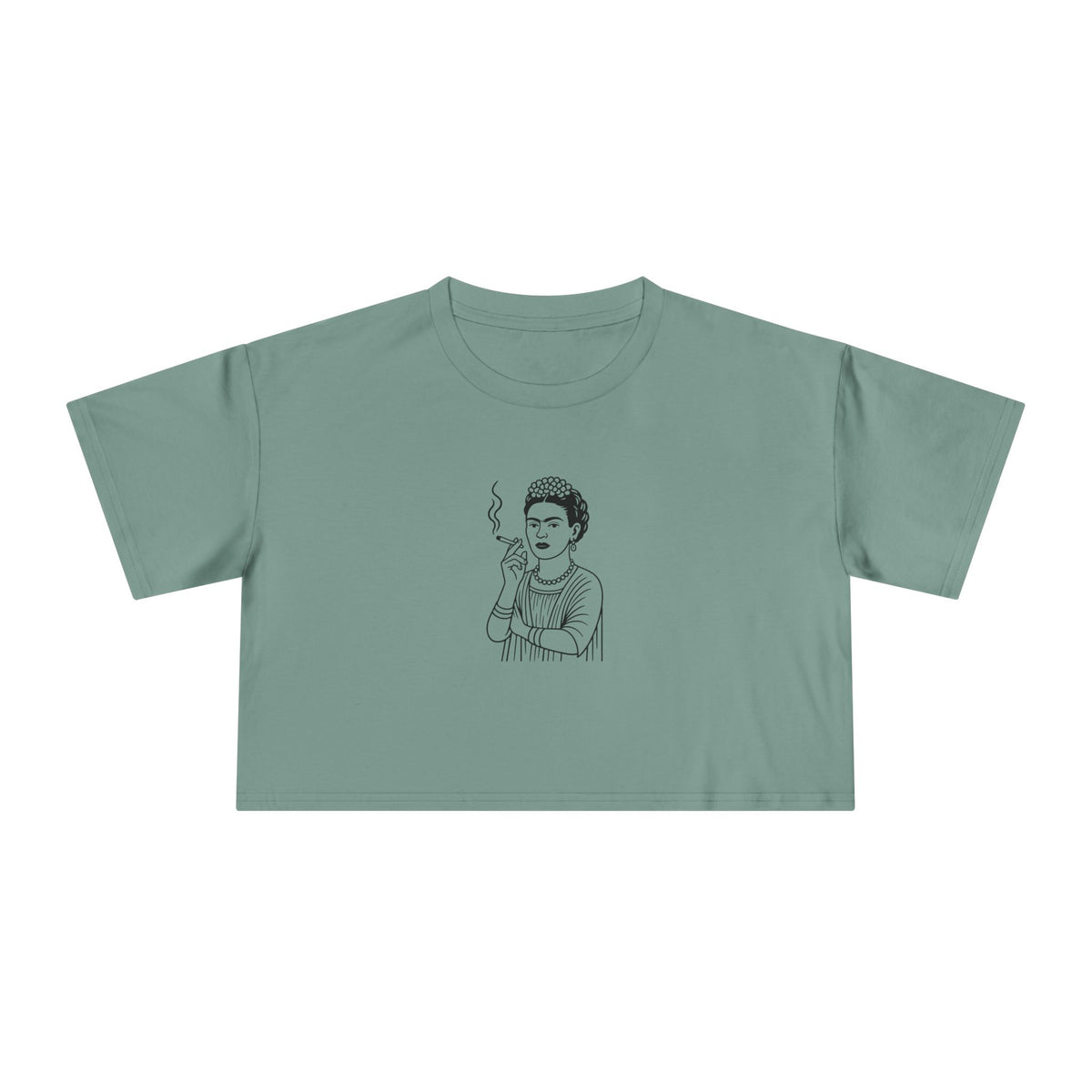 Frida High Society Crop Tee