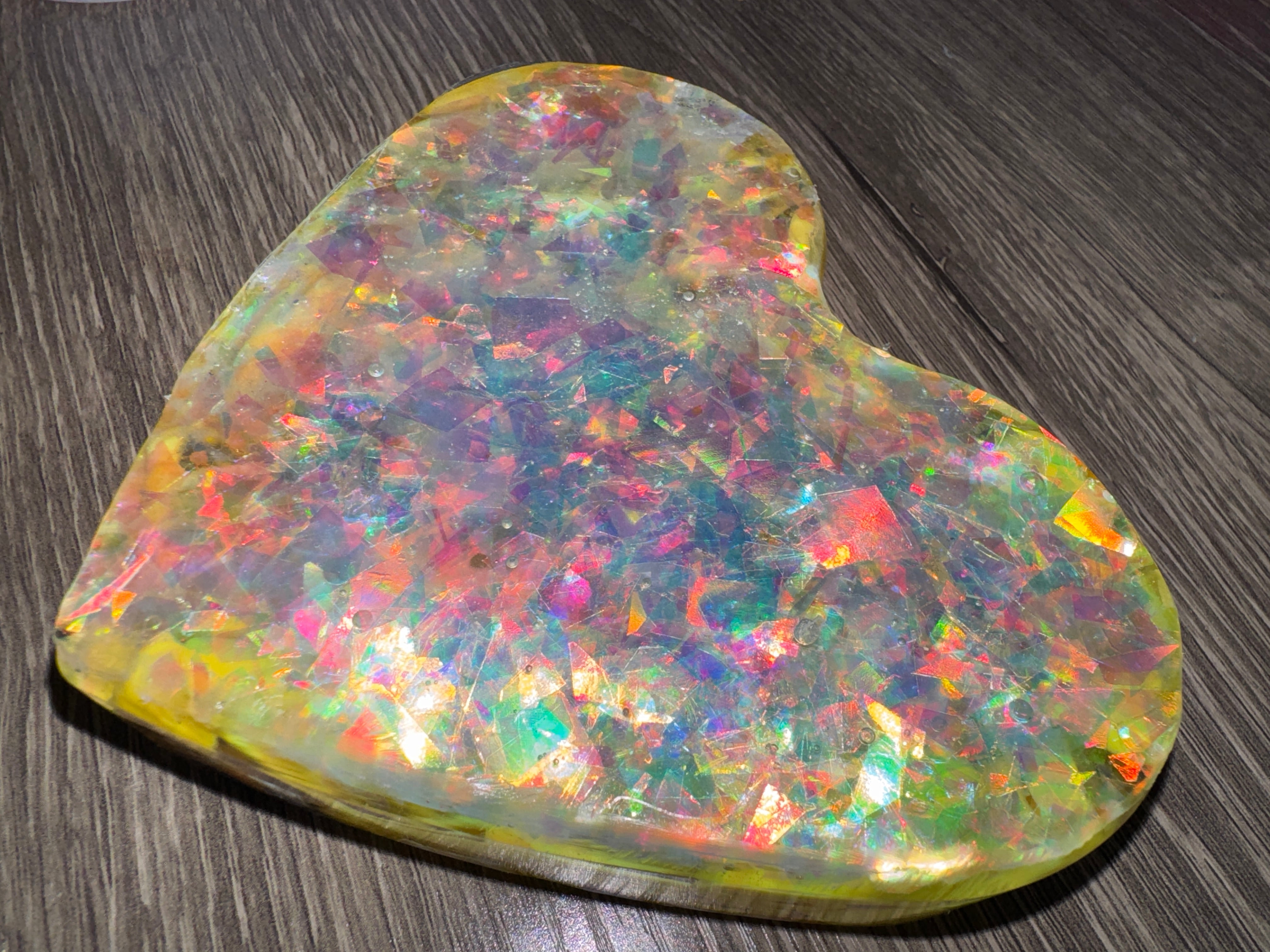 Yellow Heart heels Ashtray