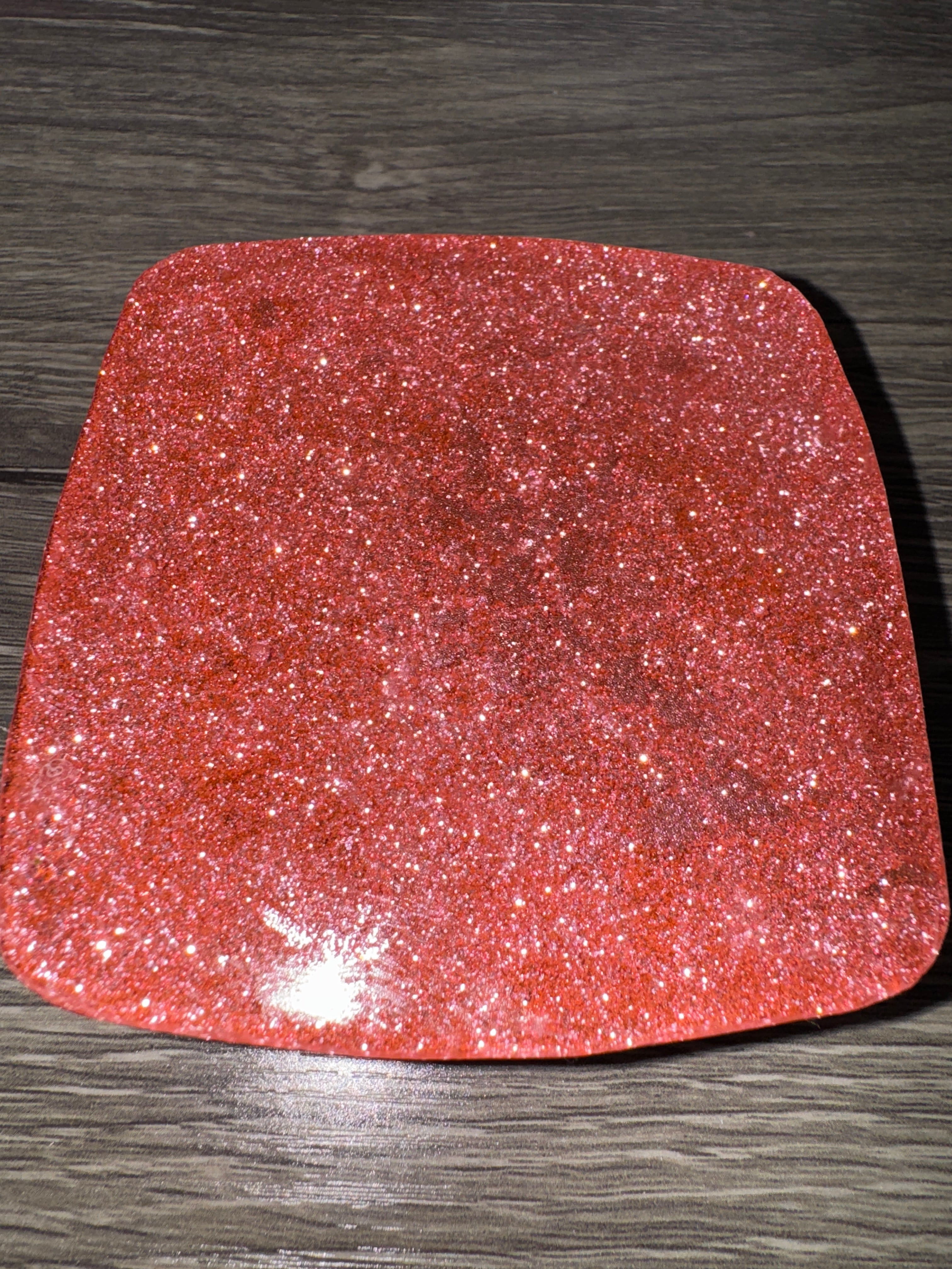 Cosmic Pink Heart Resin Ashtray