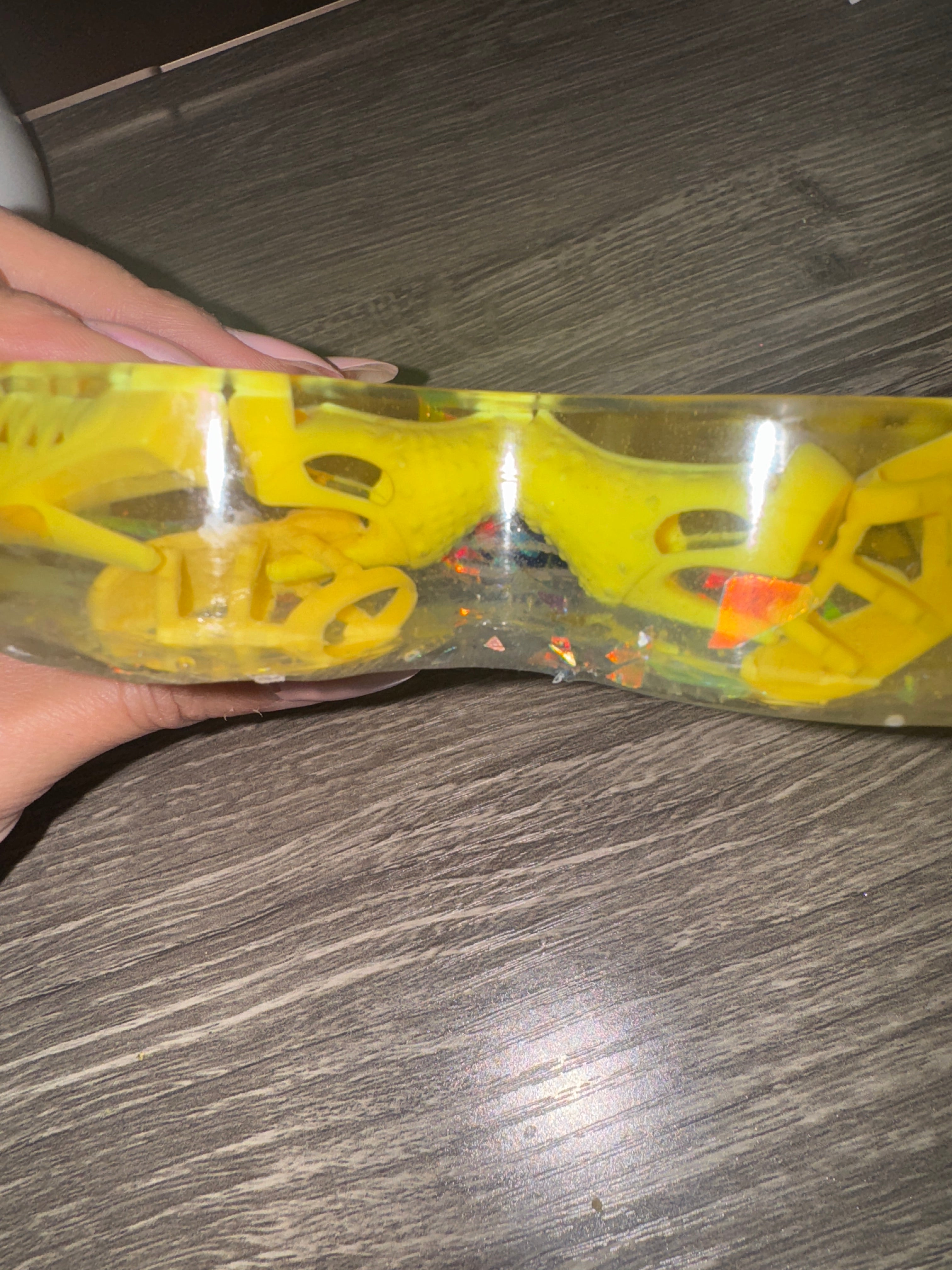 Yellow Heart heels Ashtray