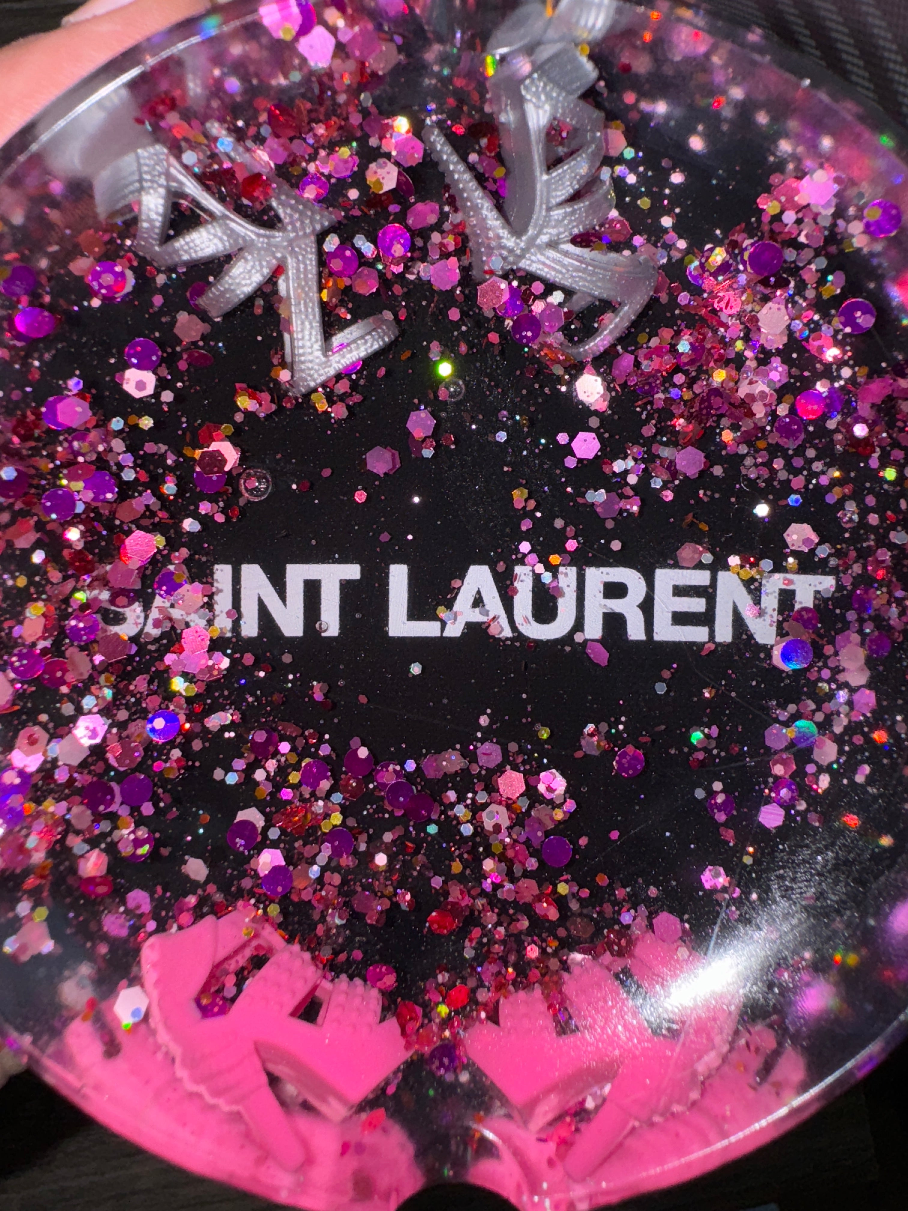 Saint Laurent Resin Ashtray – Limited Artistic Creation