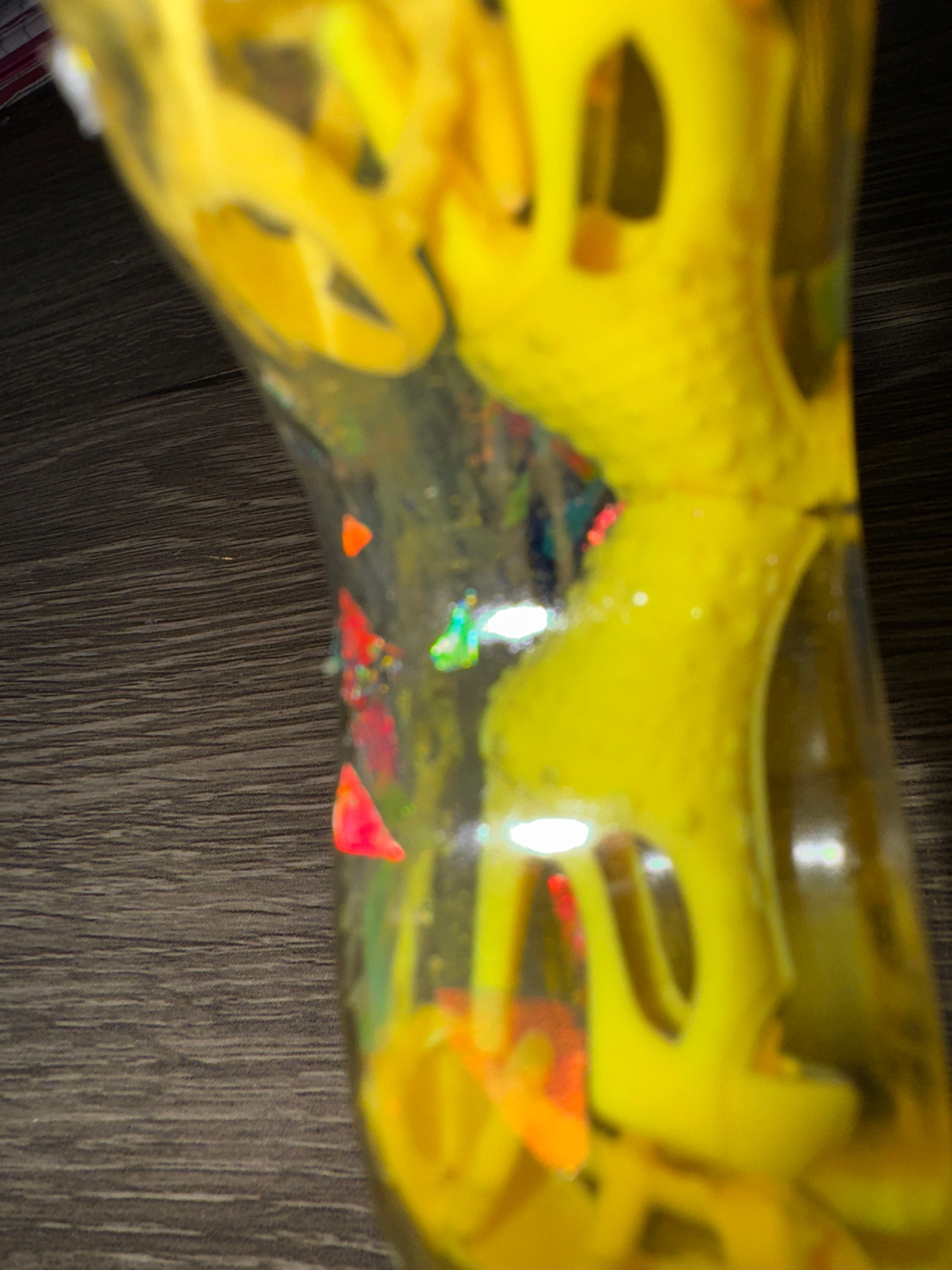 Yellow Heart heels Ashtray